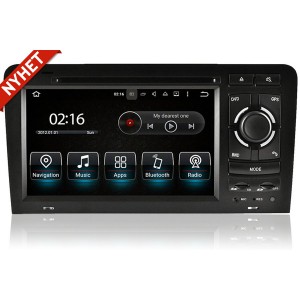 AUDI A3 Audi S3 och RS3 Android bilstereo multimedia Navigation bluetooth 2003 till 2012